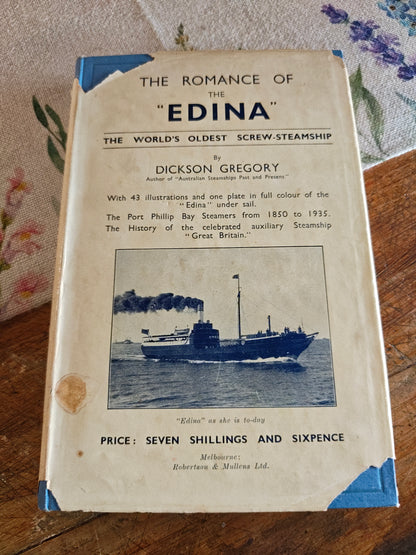 Rare 1935 Maritime History Book – The Romance of the "Edina"