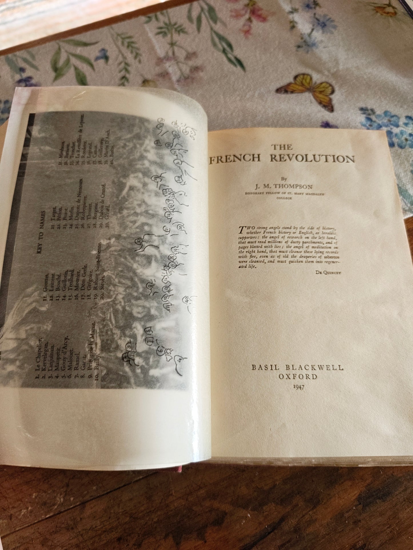 The French Revolution by J.M. Thompson (1947) – Basil Blackwell Oxford Edition