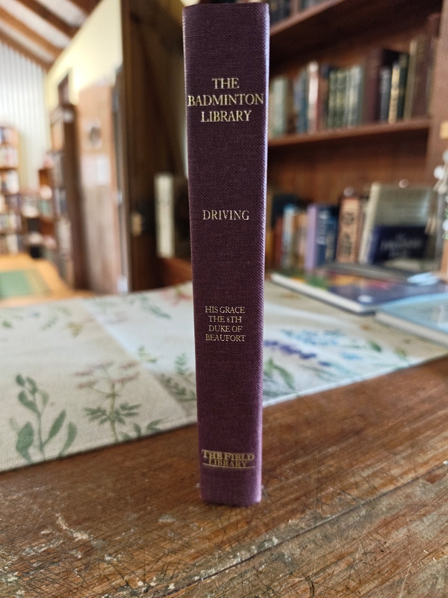 Hardcover Book: "Driving" (The Badminton Library) - Great Condition - reproduction 1986