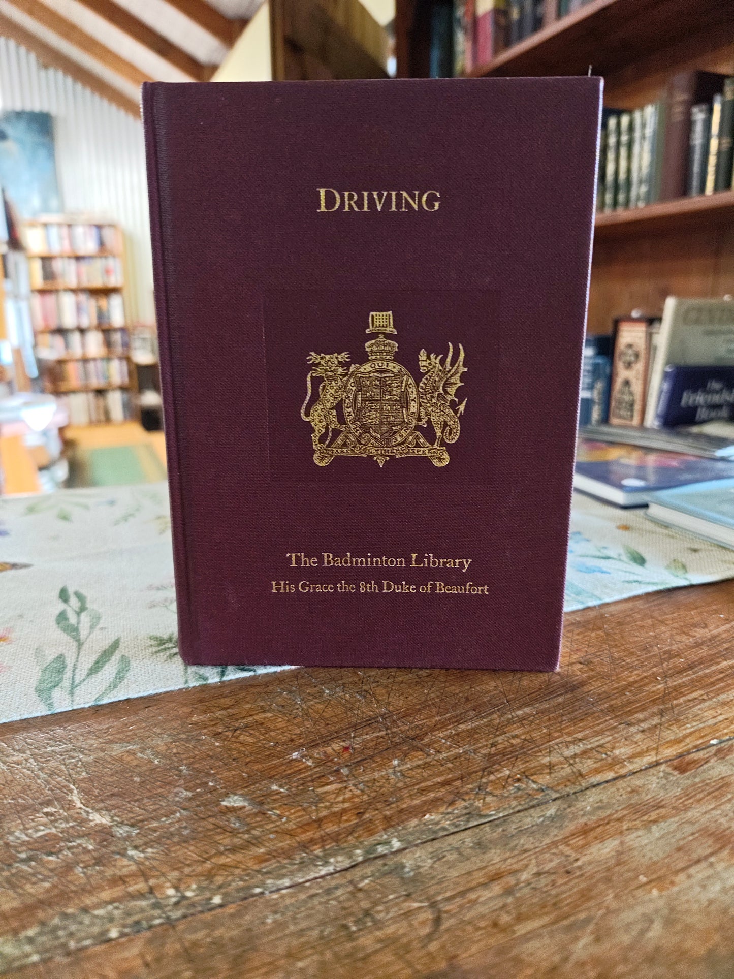 Hardcover Book: "Driving" (The Badminton Library) - Great Condition - reproduction 1986