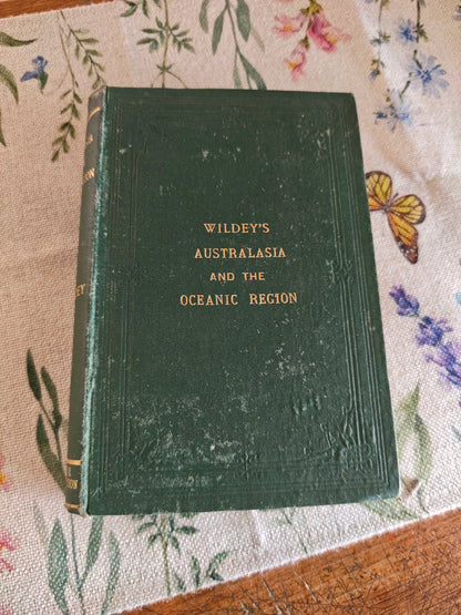 Rare 1876 First Edition: Australasia and the Oceanic Region by W.B. Wildey